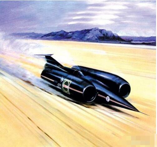 世界上最快的車 比飛機還快!美國音速之風極速車時速3218公里!