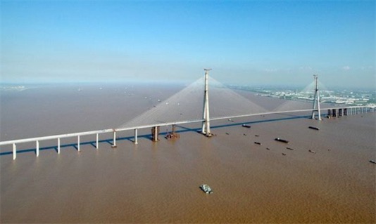 世界最大的公鐵兩用橋 武漢天興洲長江大橋長4657.1米
