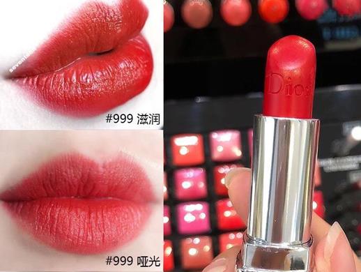 2019迪奧最火的口紅色號排名,迪奧烈焰藍金口紅999四季都可以用