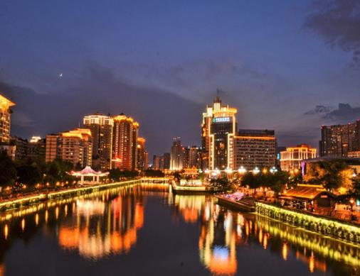 成都十大夜景最美的地方,錦里、安順廊橋夜景耀眼奪目