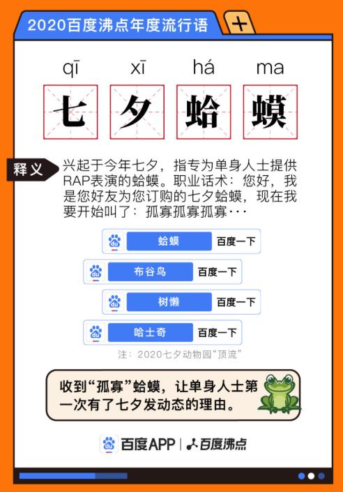 2020百度沸點年度流行語,“集美”、“一起爬山嗎”成為大眾口頭禪